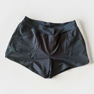 Prana Womens Millie Black Board Shorts L Beach Pool Outdoors